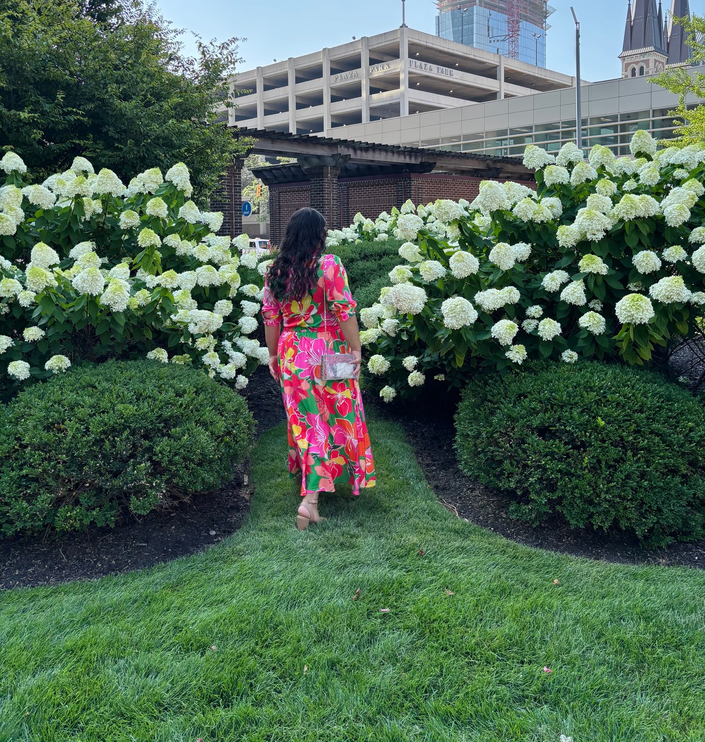 Women's Flower Shirt and Skirt Set